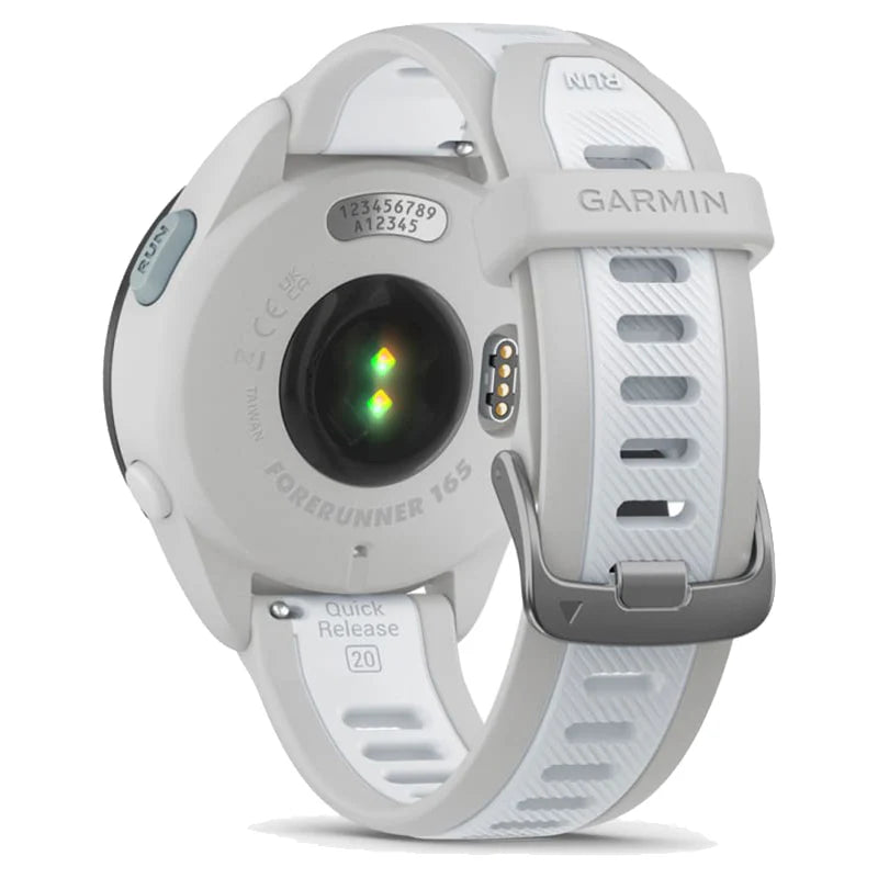 Garmin Forerunner 165 Smart Watch - Mist Grey and White | 49-GAR-010-02863-21