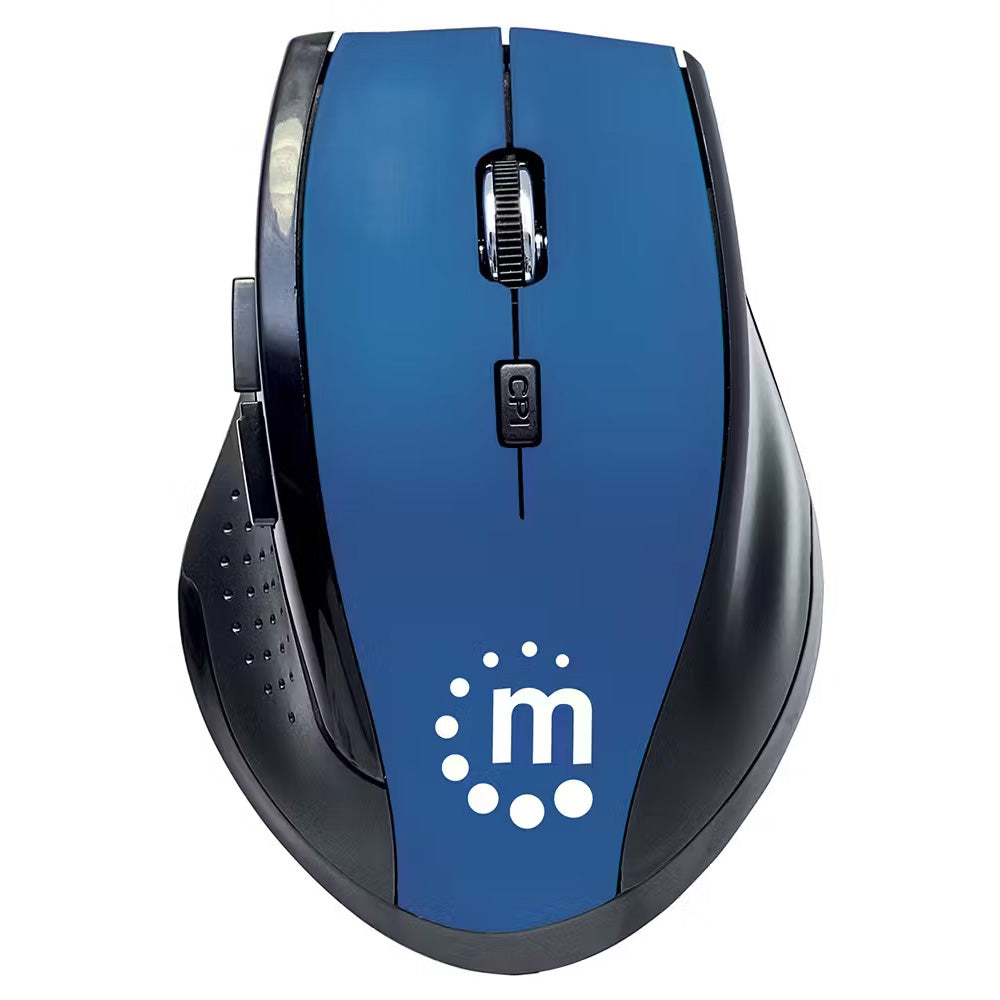 Manhattan Curve Wireless Computer Mouse - Blue / Black | 10CURVE