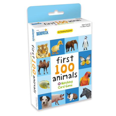 Briarpatch First 100 Words Animals Card Game | 08444