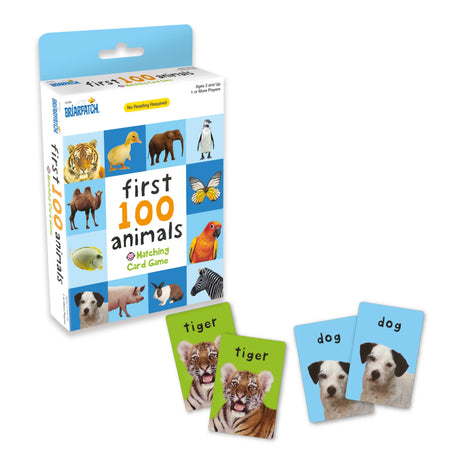 Briarpatch First 100 Words Animals Card Game | 08444