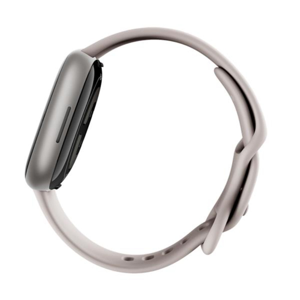 Fitbit Sense 2 Health & Fitness Smart Watch - Lunar White and Platinum | 79-FB521SRWT