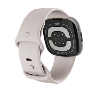 Fitbit Sense 2 Health & Fitness Smart Watch - Lunar White and Platinum | 79-FB521SRWT