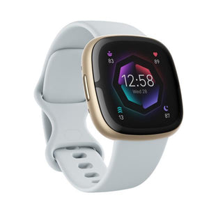 Fitbit Sense 2 Health & Fitness Smart Watch - Blue Mist and Soft Gold | 79-FB521GLBM