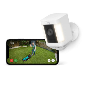 Ring Spotlight Cam Plus Battery - White | B09K1LWPRK