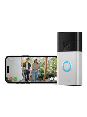 Ring Battery Smart Video Doorbell - Silver | B0BZWQP9Z1