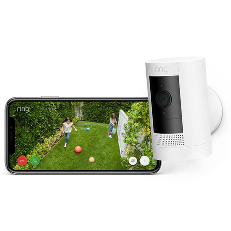 Ring Outdoor Camera Battery (Stick Up Cam) Battery Powered 3rd GEN - White | B0C5QXCP7Z