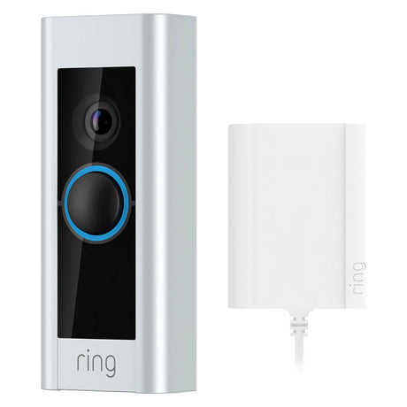 Ring Smart Video Doorbell Pro 2 Plug-In ( Camera Door Bell ) - Satin Nickel | B086QLM9BV