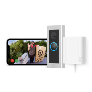 Ring Smart Video Doorbell Pro 2 Plug-In ( Camera Door Bell ) - Satin Nickel | B086QLM9BV