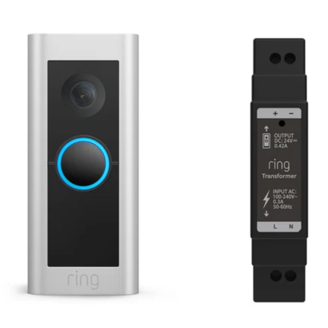 Ring Smart Video Doorbell Pro 2 Hardwired (Camera Door Bell) - Satin Nickel | B086QKXW1M