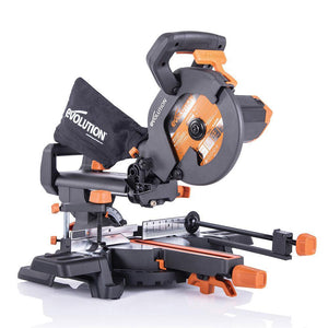 Evolution Pro Multi Material Sliding Mitre Saw 210mm 1500W 240V | R210SMS+