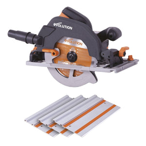 Evolution Circular Track Saw Kit 185mm 1600W 240V | HTCR185CCSX