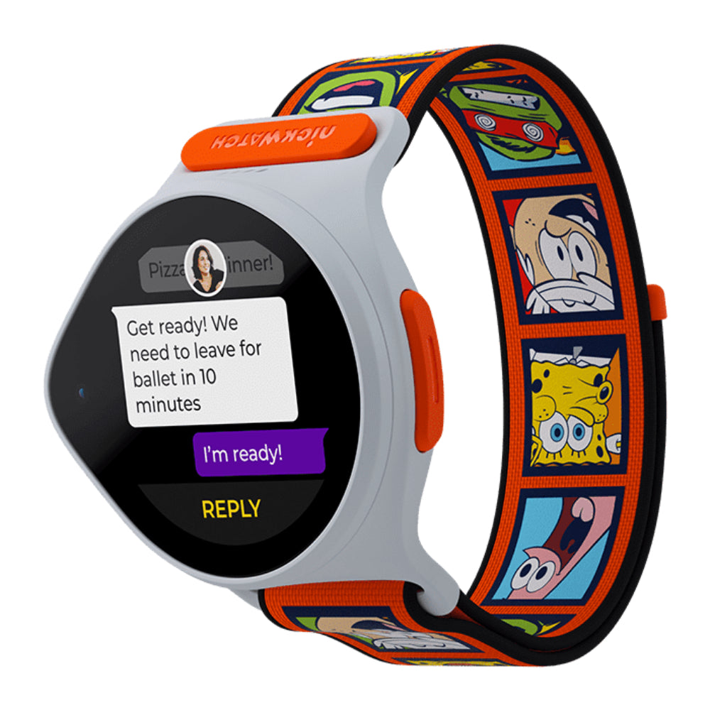 Nickelodeon NickWatch Kids 4G Smartwatch - White | NICKW001-2