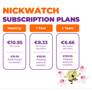 Nickelodeon NickWatch Kids 4G Smartwatch - White | NICKW001-2