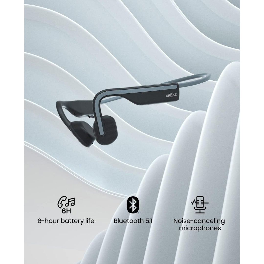 Aftershokz Shokz Openmove Open Ear Wireless Headphone - Slate Grey | 38-S661GY