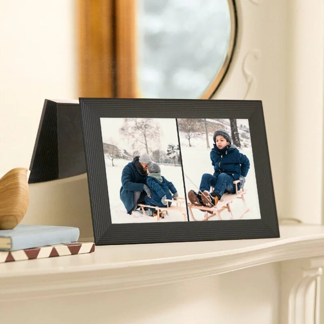 Aura Carver 10.1 Inch WiFi Digital Photo Picture Frame - Gravel | UKA900-BLK