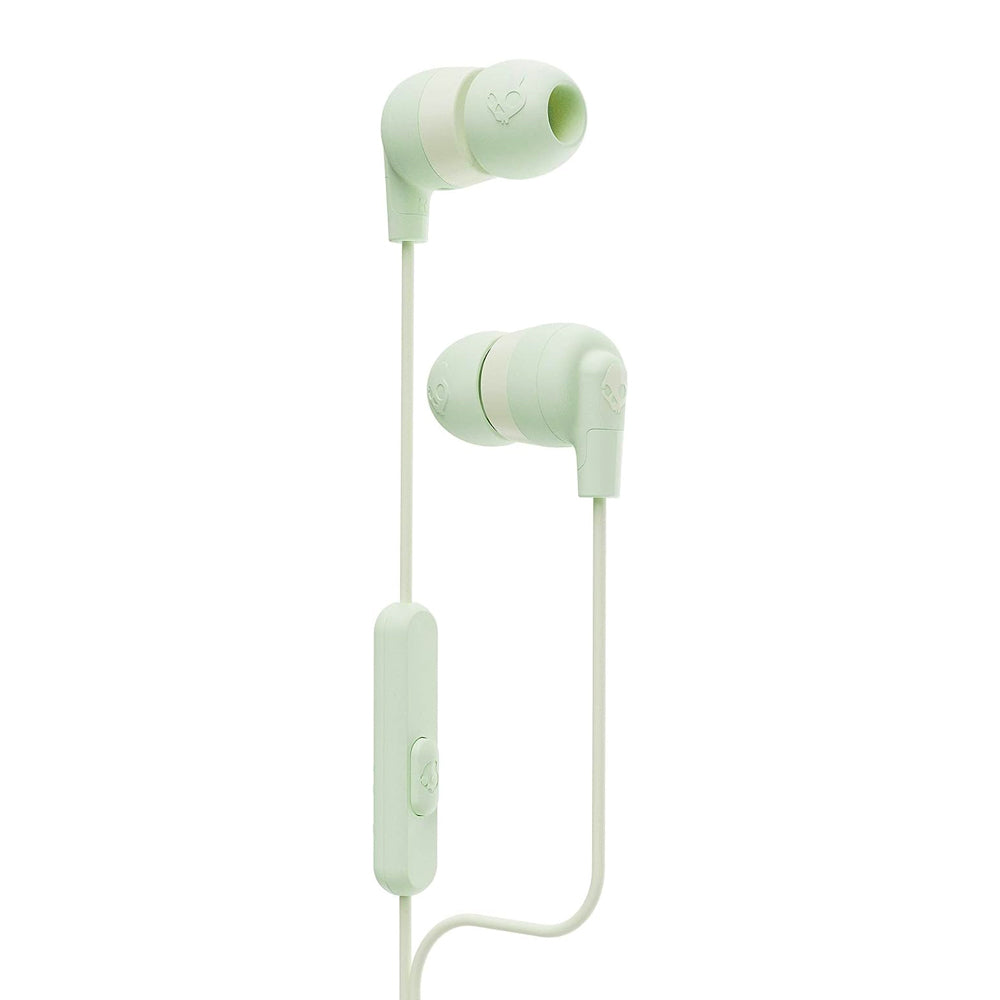 Skullcandy Wired In-Ear Earphones with Mic -  Sage Green | S2IMY-M692