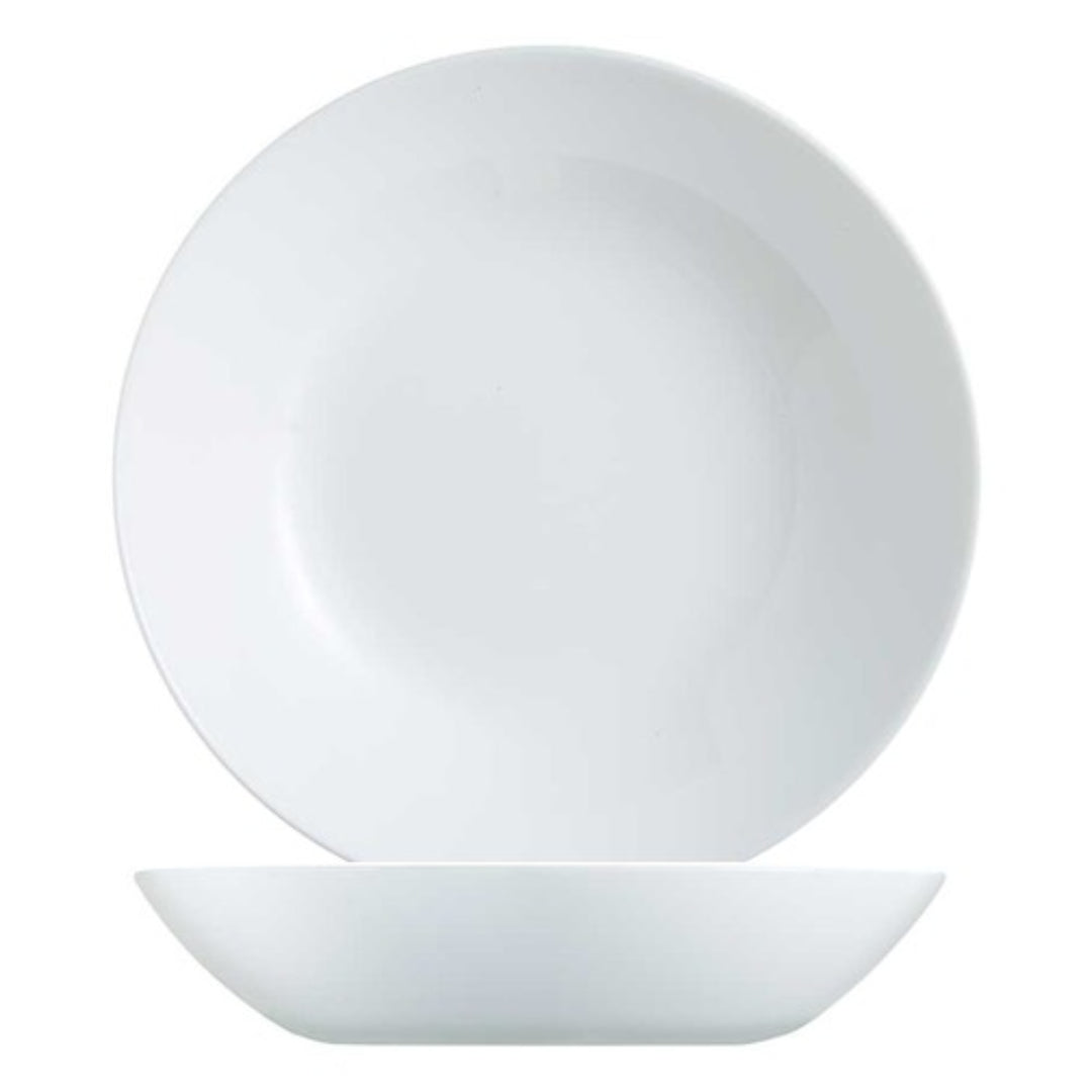 Arcopal Zeile Rimless Soup Plate 20cm Tempered - White | AR4003ZE