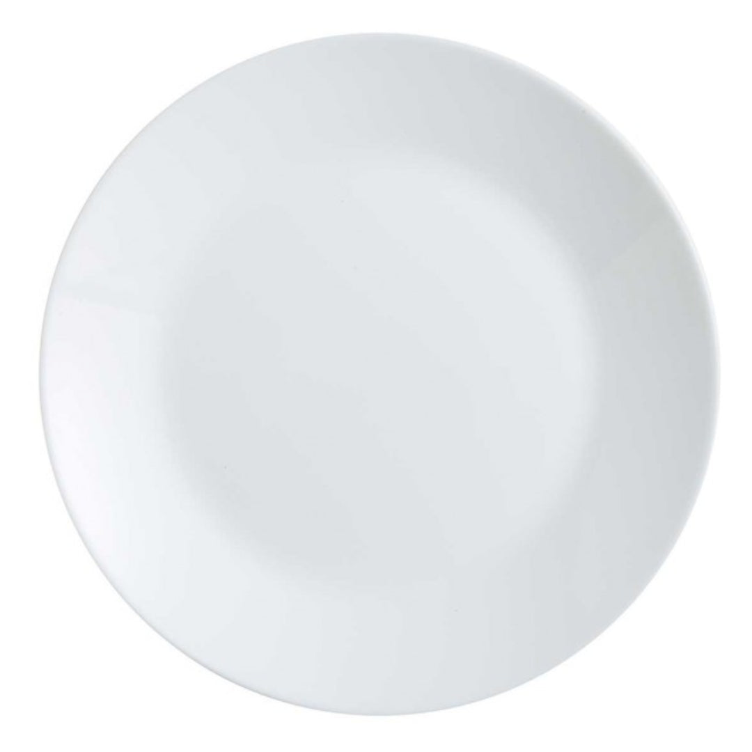 Zelie Dessert Plate 18cm Tempered - White | AR4120ZE