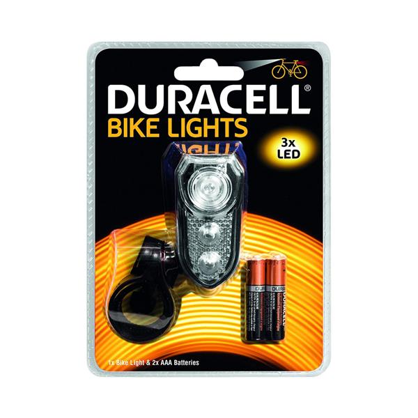 Duracell 3 LED Front Bike Bicycle Light | 4000-38