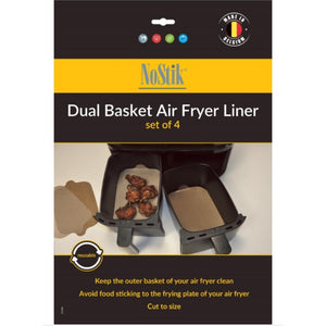 Nostik Dual Basket Air Fryer Liners 4 Pack | 23.002/1