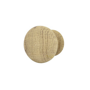 White oak cabinet knob 40mm - 0100005