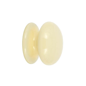 Cream slot ceramic cabinet knob | 0200010