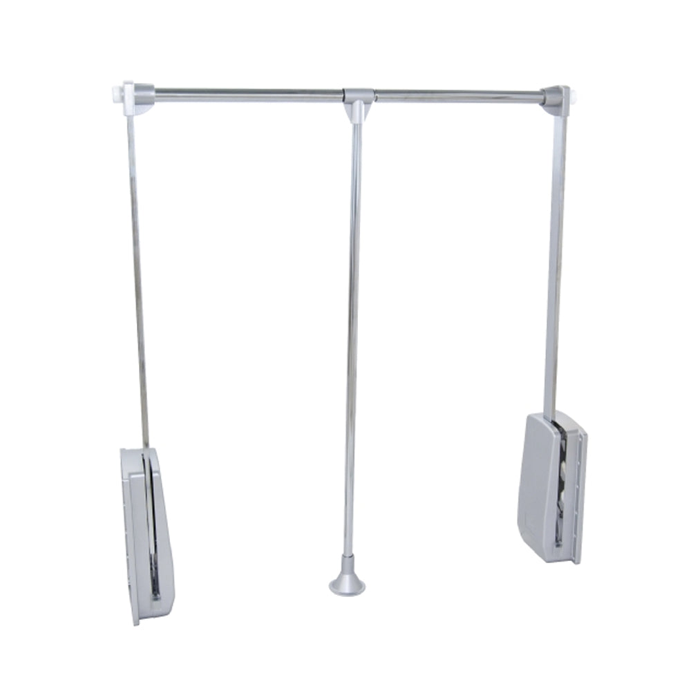 Pull Down Chrome Reclining Wardobe Clothes Rail Lift - 780-1080mm unit | 2502015