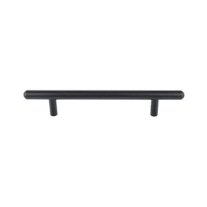 T bar cabinet handle matt black 128mm / 200mm | 0203040