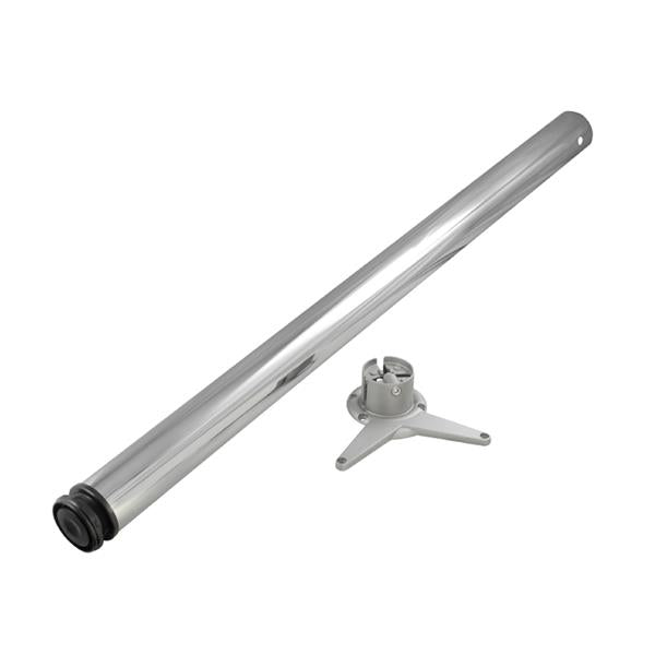 Chrome Breakfast Bar Table Leg - 870mm | 6506030