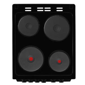 Beko Freestanding 50cm Twin Cavity Electric Cooker -  Black | KD533AK