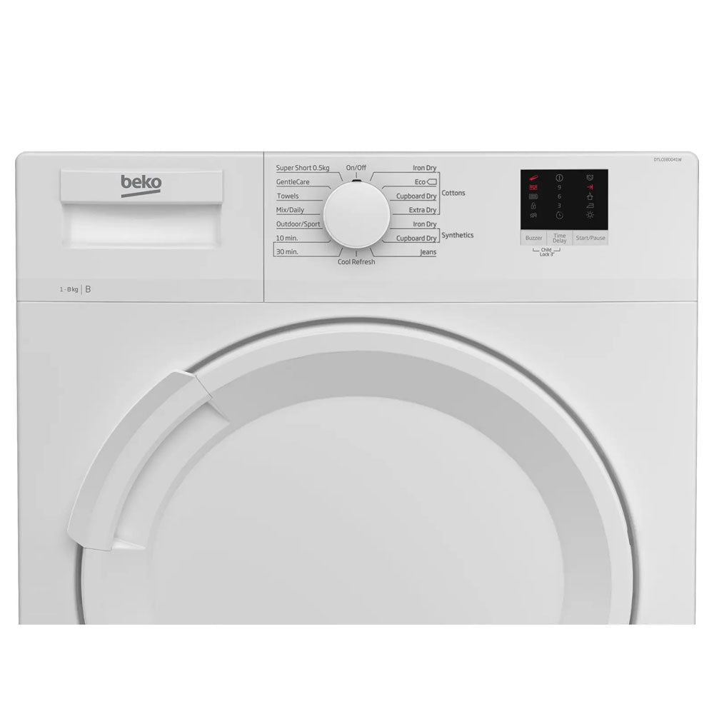 Beko 8kg Condenser Tumble Dryer | DTLCE80051W