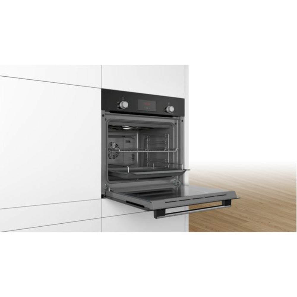 Bosch Series 2 Builit In Single Oven - Black | HHF113BA0B