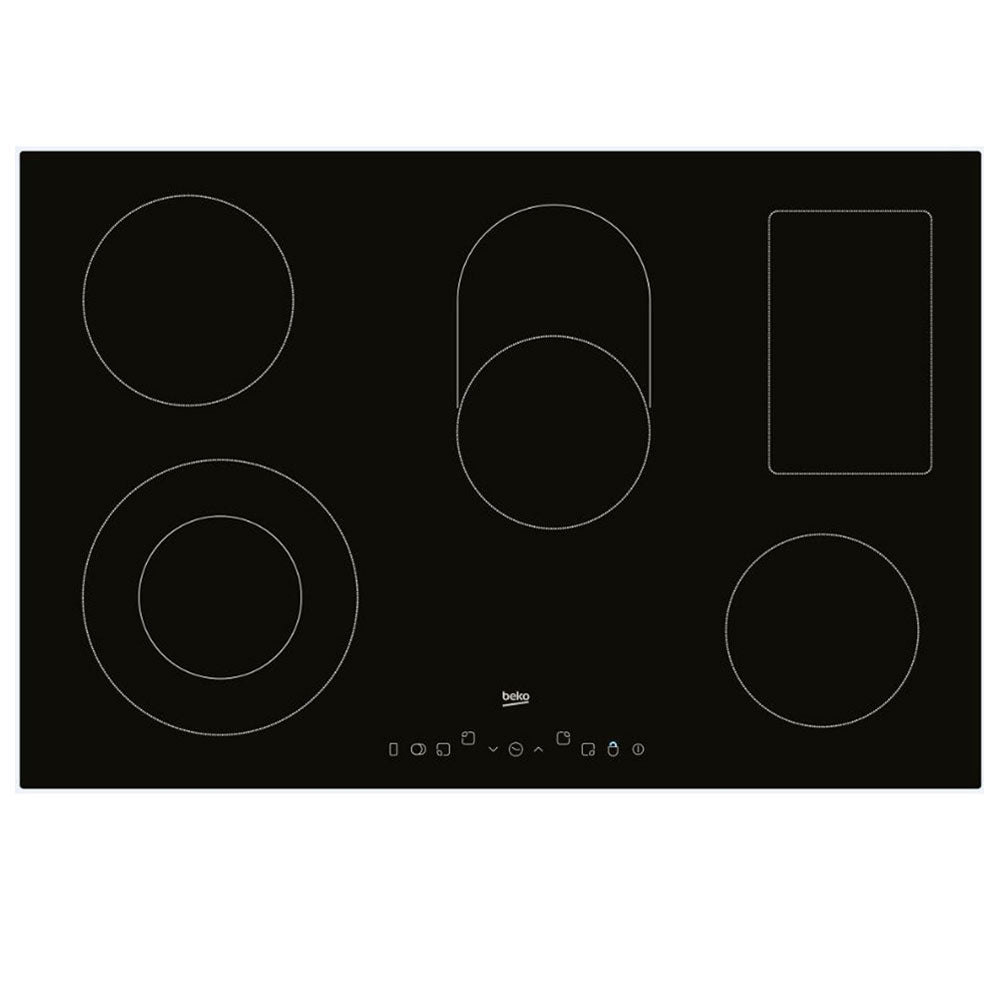 Beko 80Cm Electric Ceramic Hob - Black | HIC85402T