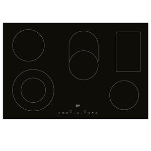 Beko 80Cm Electric Ceramic Hob - Black | HIC85402T