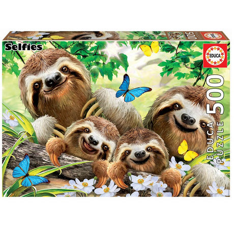 Educa Sloth Family Selfie Jigsaw Puzzle 500 Piece