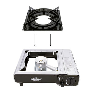 Milestone Single Burner Portable Gas Camping / Fishing Stove | 18949