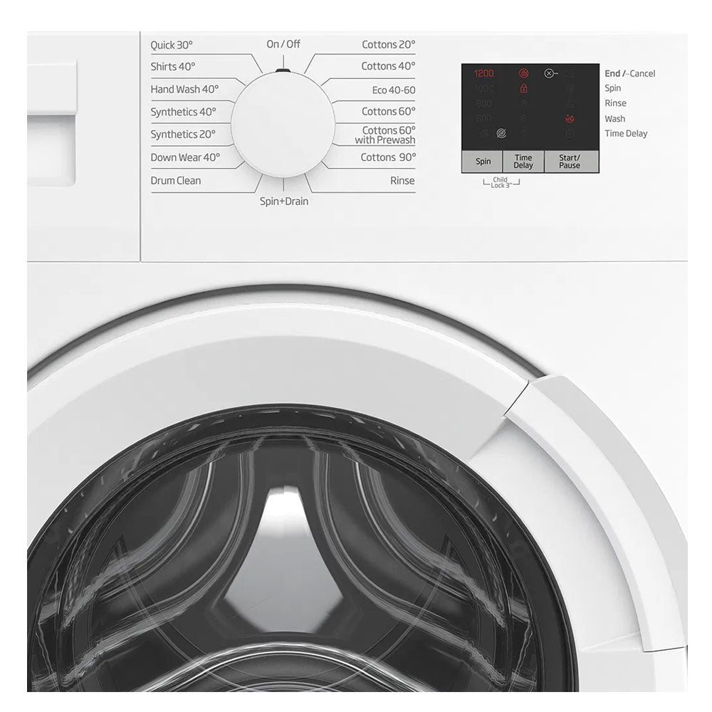 Beko 8kg 1200 Spin Washing Machine - White | WTL82051W