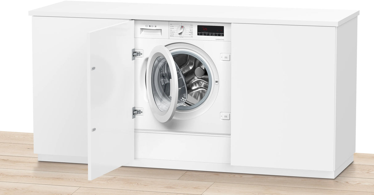 BOSCH Series 8 Integrated 8 kg 1400 Spin Washing Machine | WIW28502GB