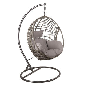 Sorrento Swinging Hanging Egg Chair + Stand