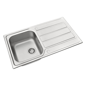 Pyramis Athena Kitchen Sink Single Bowl 860 x 500mm - Stainless Steel | 2600018