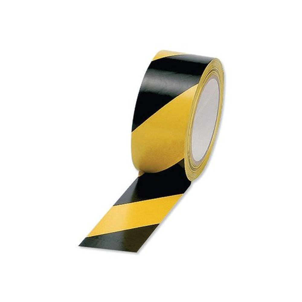 Hazard Warning Tape Yellow / Black 50mm x 33 Metre | 9001-21