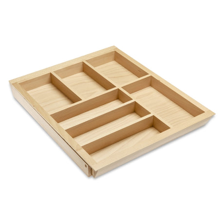 Wooden Expandable Cutlery Tray for Drawers to Fit inside 700-1000mm Cabinets | 3010575