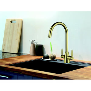 Clearwater Tutti Kitchen Sink Tap - Brushed Brass | 2720170