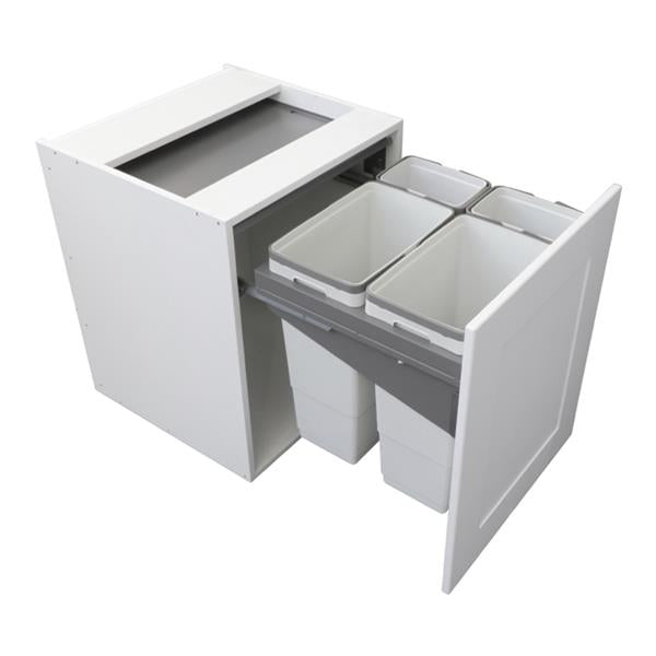 Soft Close 90 Litre Pull Out Double Cargo Bin for 600mm unit ( 2 x 30 Litre. 2 x 15 Litre) | 2802620