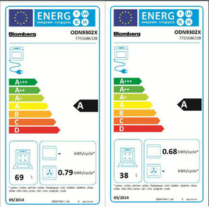 Blomberg Built In Electric Double Oven - Stainless Steel | ODN9302X