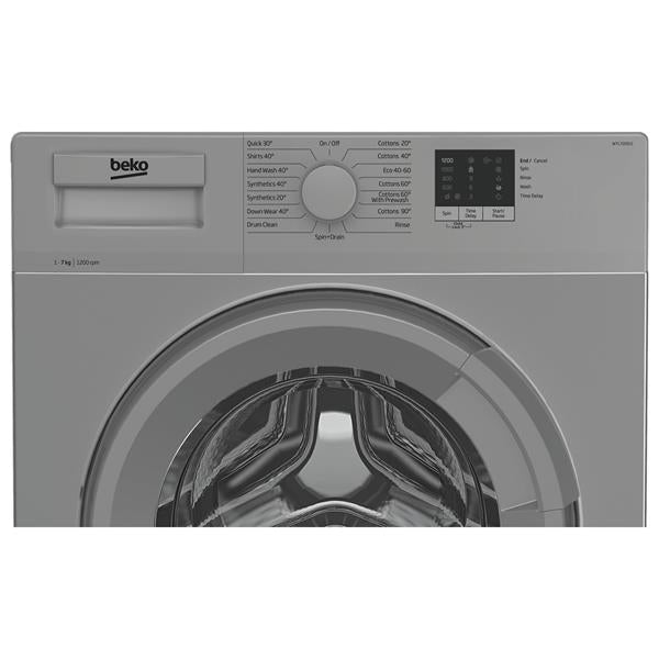 Beko 7kg 1200 Spin Washing Machine - Silver | WTL72051S