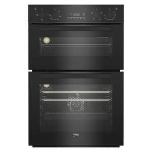 Beko Built-In Double Oven - Black | BBDF22300B