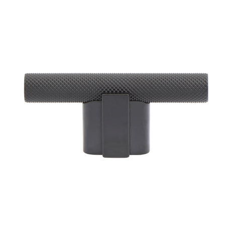 MVI Giulio Knurled Kitchen Cabinet Knob Matching T 8/1170 - Black | 0306070