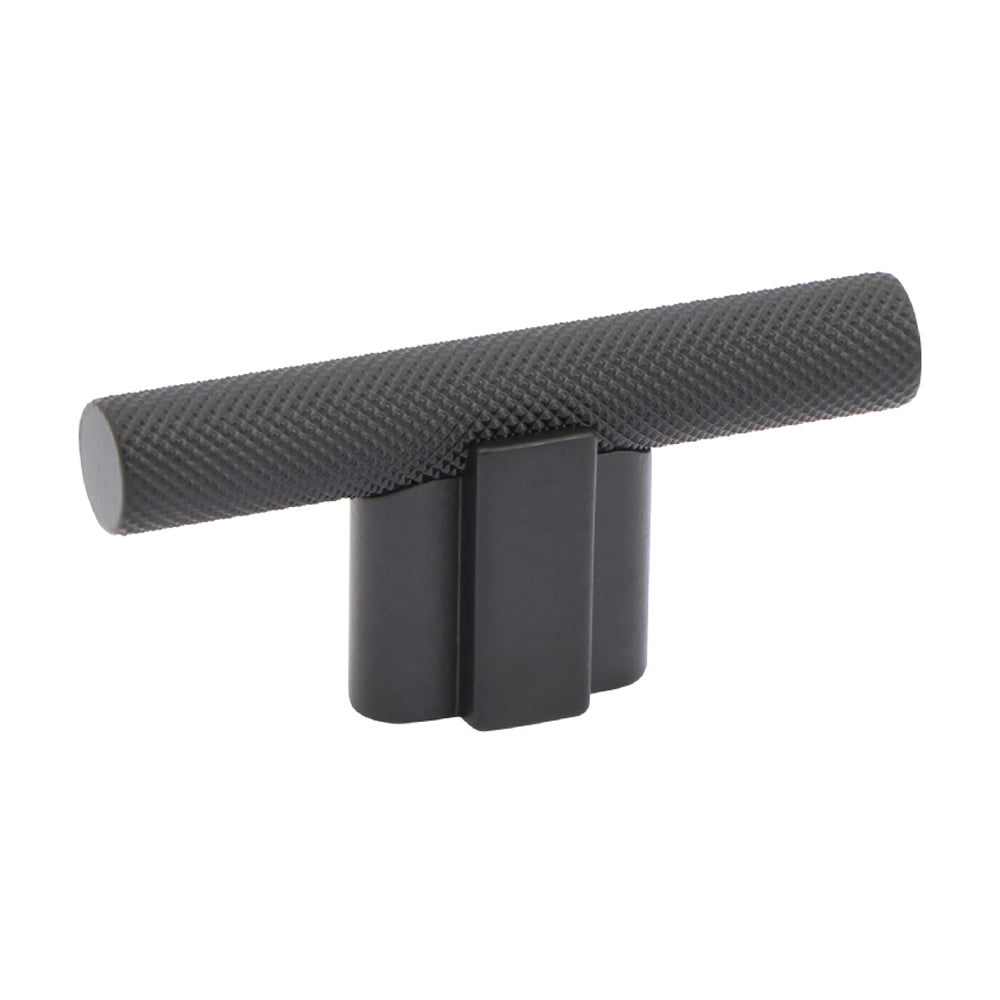 MVI Giulio Knurled Kitchen Cabinet Knob Matching T 8/1170 - Black | 0306070