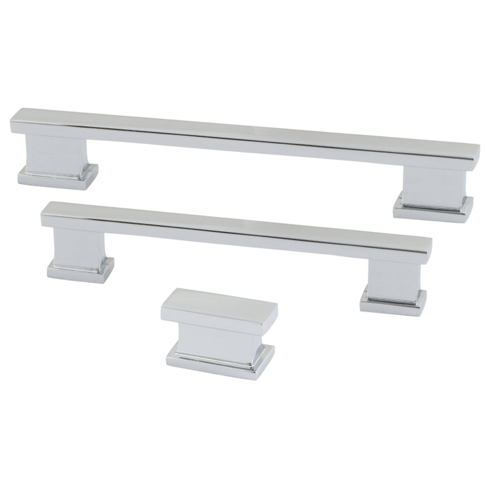 MVI Kensington Kitchen Cabinet D Handle 128mm - Chrome | 0906000